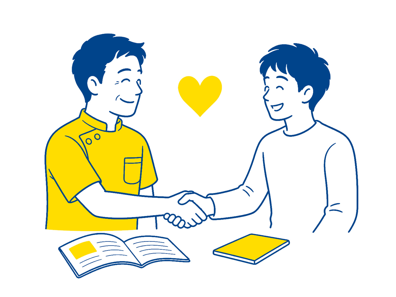 想いでつなぐイメージ